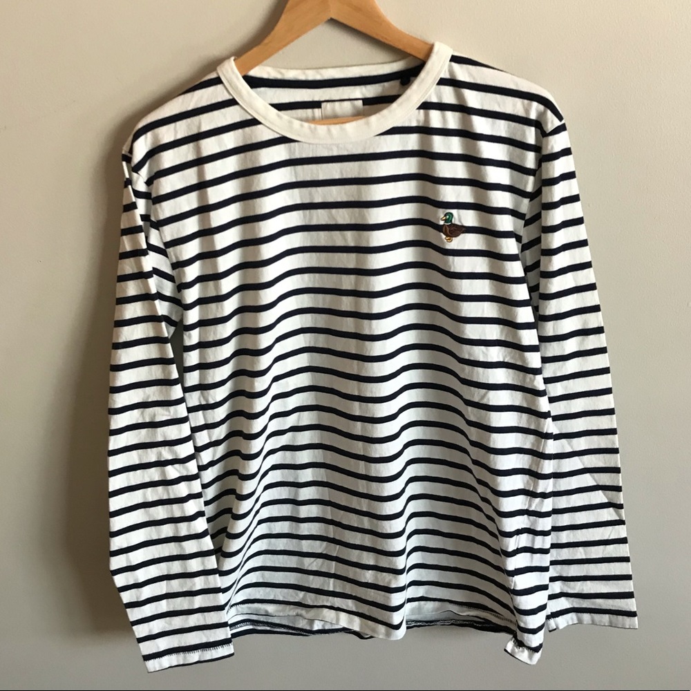 Denim & Flower long sleeve striped t-shirt
